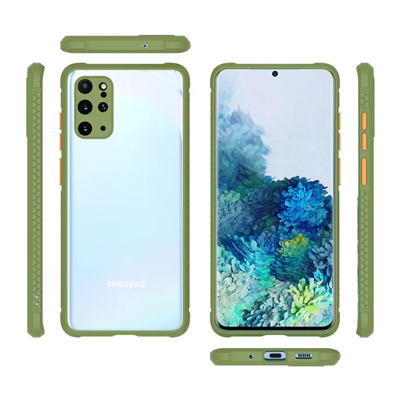 Прозрачный противоударный чехол HD для Samsung S20 Ultra S10 Plus Note 10 Pro A10 A20 A30 A50 S A11 A21 A31 A51 4G