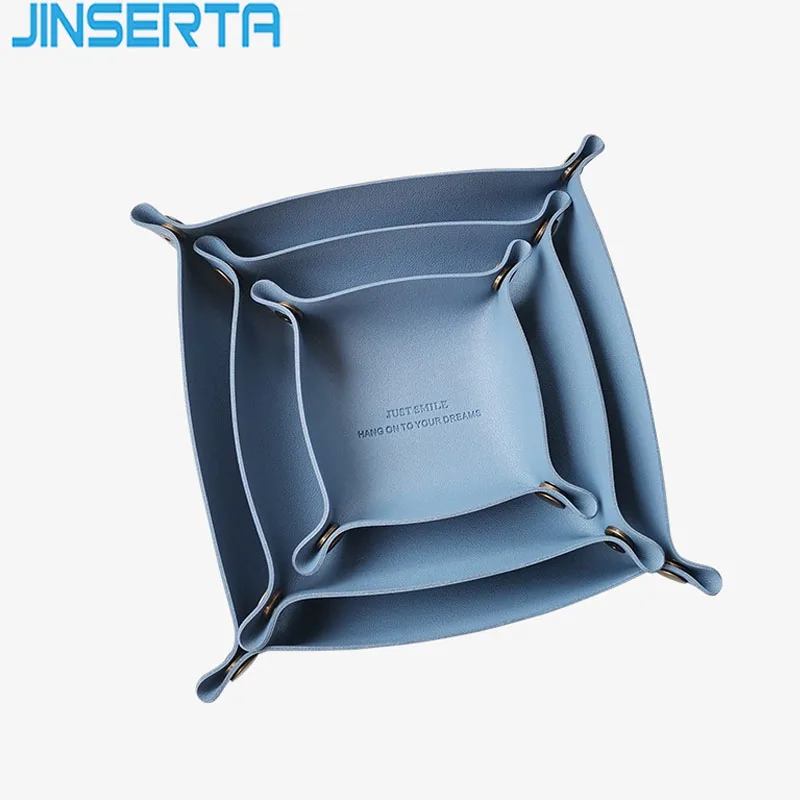 JINSERTA 3 предмета в комплекте из искусственной кожи со складным подносом ювелирные