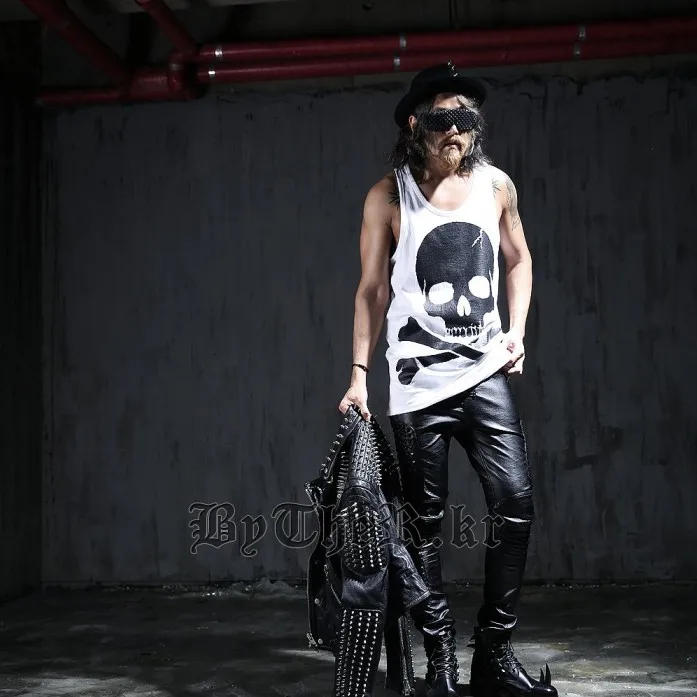 Мужская одежда для ночного клуба бара костюм певицы сценический в стиле хип-хоп