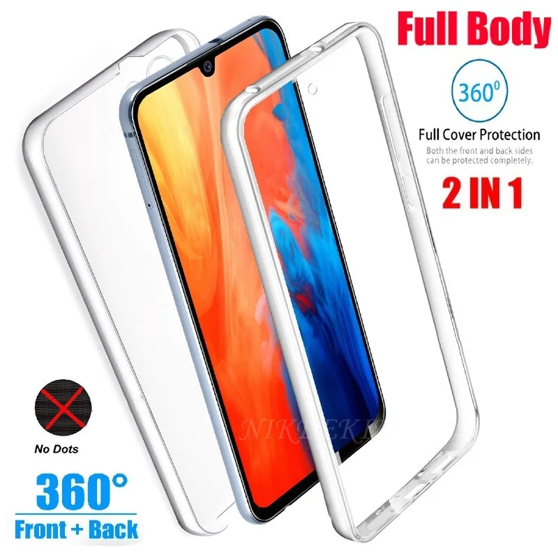 Чехол с полным покрытием 360 градусов для Honor 9S 9C 9X 8A Prime 8S 7C 7A Pro прозрачный чехол Huawei
