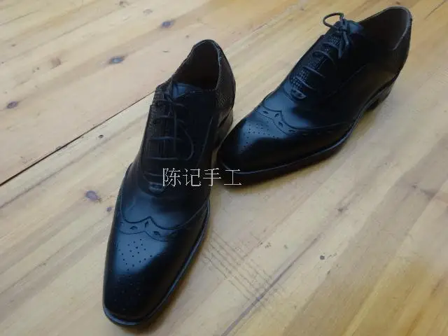 Мужская обувь Кожаная деловая официальная одежда с острым носком на заказ Sapato