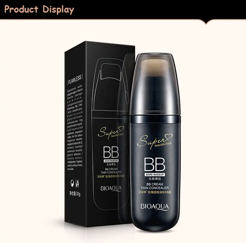 Горячая BIOAQUA бренд прокрутка жидкая воздушная Подушка BB крем база голый макияж тонкий увлажняющий консилер корейская косметика 30 г