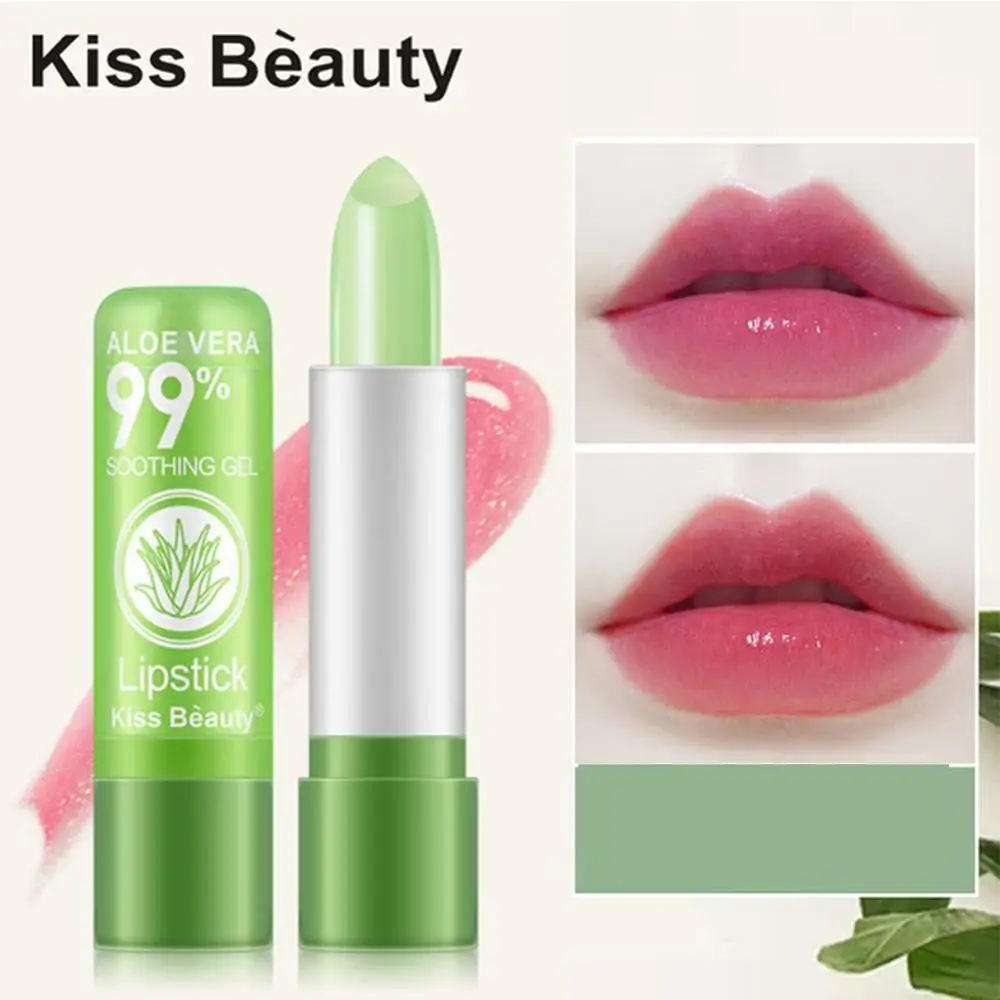 

3.5g Matte Lipstick Set Aloe Vera Color Changing Lipstick Makeup Long Lip Lip Women's Moisturizer Lipstick Lasting H3X6