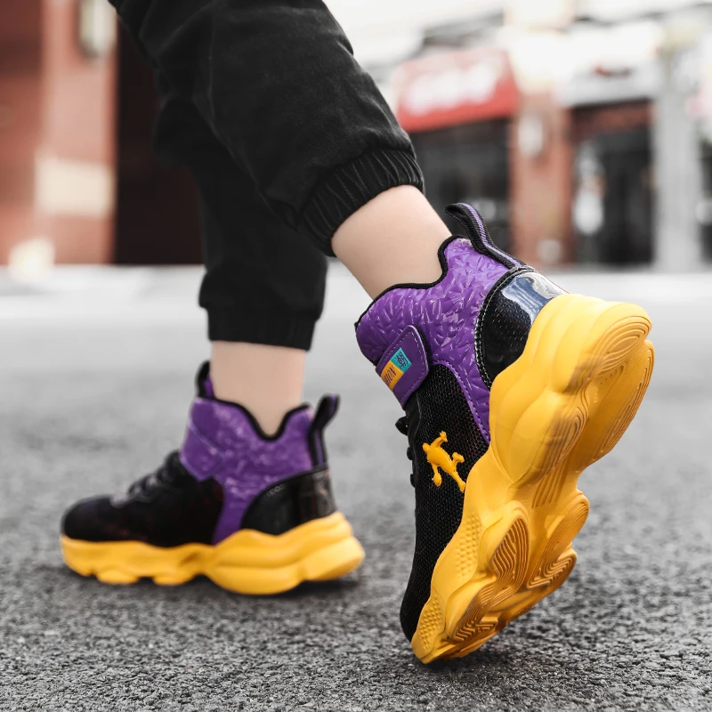 

Summer New Style Children's Casual Breathable Basketball Shoes Kids Sneakers for Girls Toddler Boy Shoes Mesh (Air Mesh) 31-38