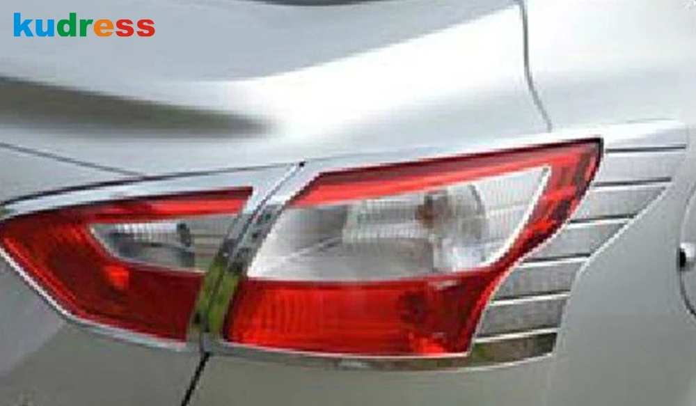 4 шт. хромированные задсветильник фары для Ford Focus 3 2012 2013 | Автомобили и мотоциклы