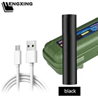 Светодиодный мини-фонарик, водонепроницаемый стильный портативный фонарь с телескопическим зумом, зарядка через USB, 3 режима работы, подходит для ночного освещения