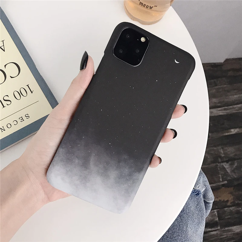 4006 USLION простая сетка в полоску чехол для телефона для iPhone 11X8 7 Plus XR XS Max тонкая задняя крышка для iPhone 11 Pro Макс хард Пластик крышка - Цвет: 4006