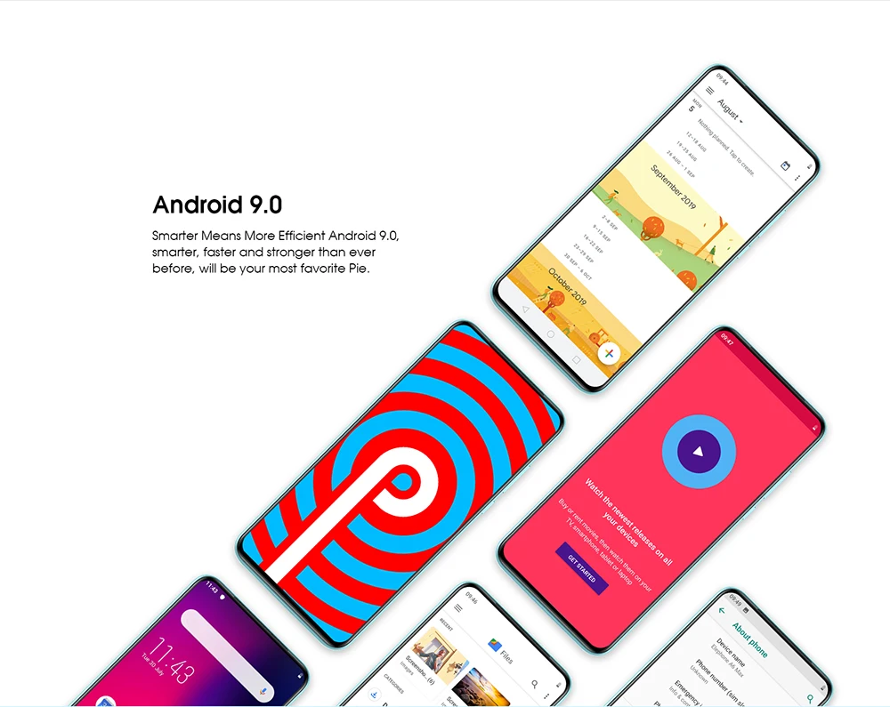 Elephone PX 4G смартфон 6,5 дюймов FHD полноэкранный Восьмиядерный 4 Гб ОЗУ 64 Гб ПЗУ 16 МП всплывающая камера Android 9,0 type C мобильный телефон