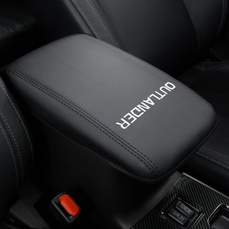 

Leather Car Console Armrest Box Cover Holster Central Hand Box Cushion Cover for Mitsubishi Outlander 2013-2018 Accessories
