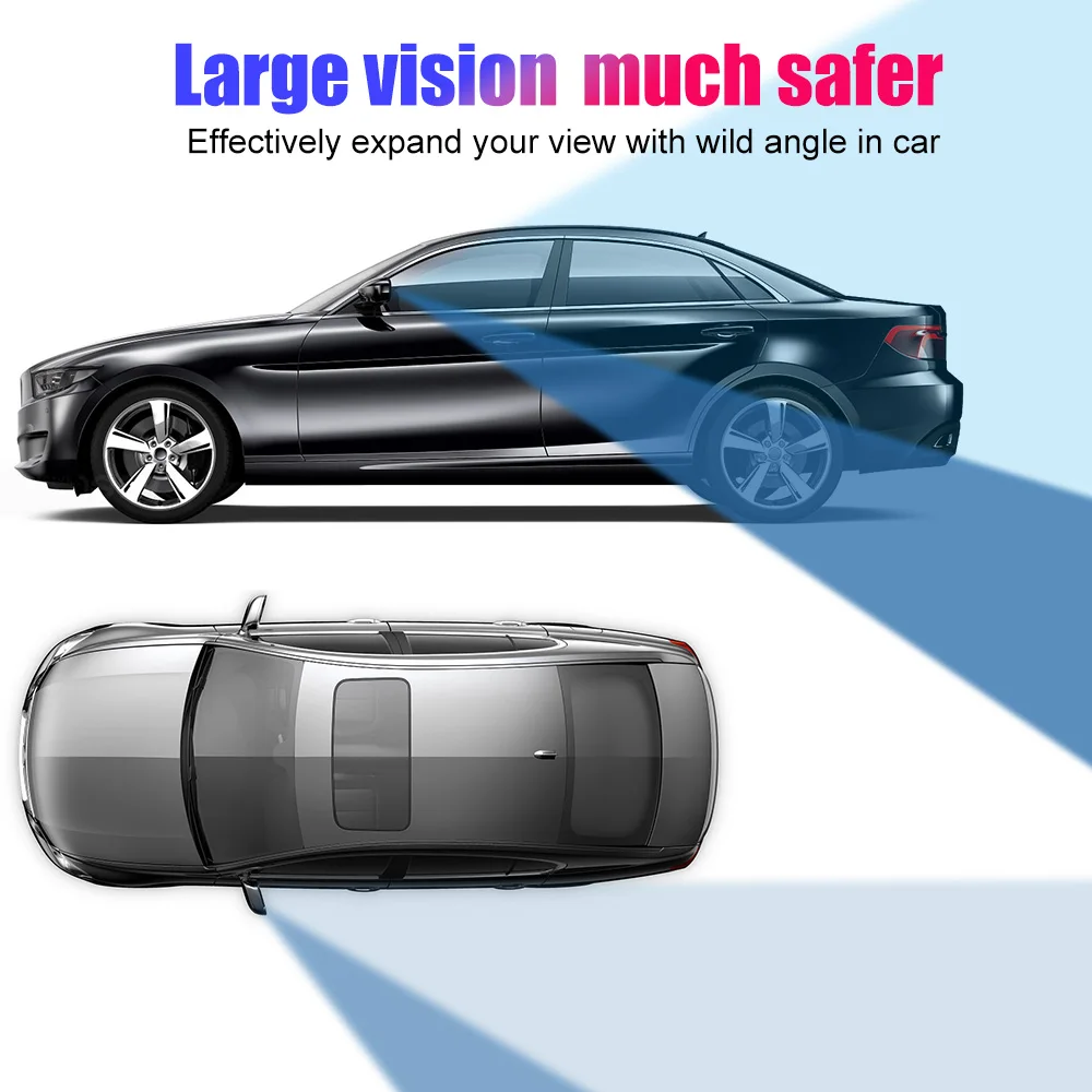 1 Pair Parking Car Mirror Convex Blind Spot 360 Degree Wide Angle Auto Rearview Auxiliary Accessories | Автомобили и мотоциклы