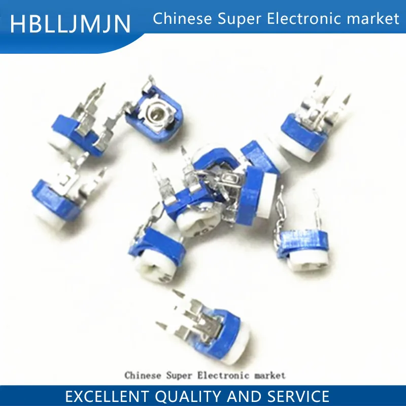 10PCS RM065 RM-065 100 200 500 1K 2K 5K 10K 20K 50K 100K 200K 500K 1M ohm Trimpot Trimmer Potentiometer variable resistor - купить по