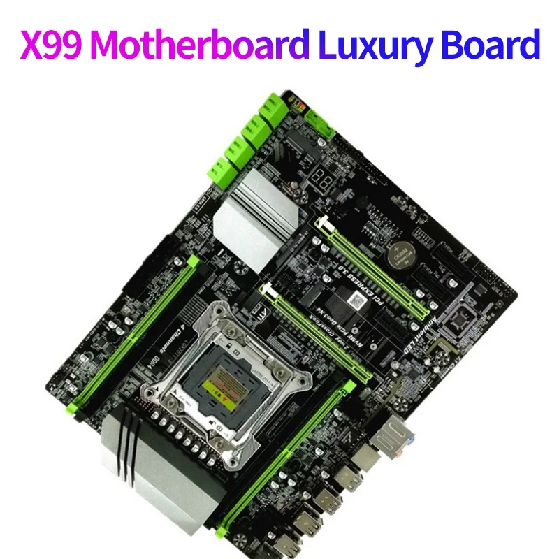 Verkauf HOT-X99 Motherboard Lga2011-3 Pin 4 Kanäle Ddr4 Unterstützung 4X32G Für E5-2650 E5-2667 E5-2678 E5-2680 E5-2690 V3 Cpu