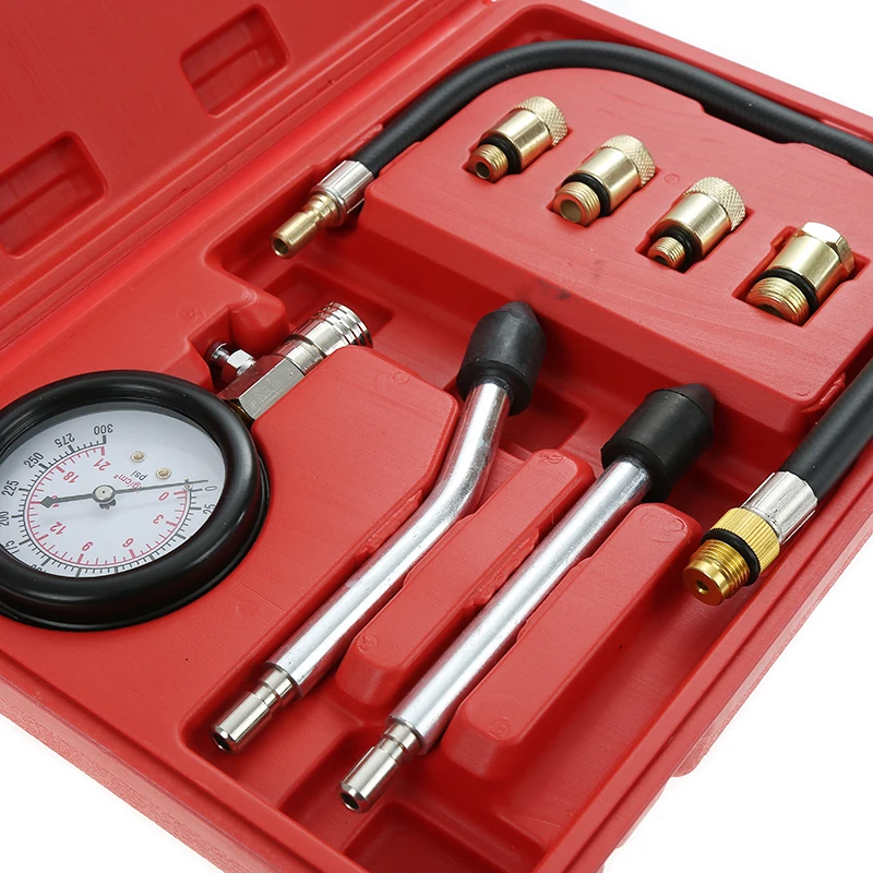 

Motor Auto Petrol Engine Cylinder Pressure Gauge Diagnostic Tool Compression Tester Set Rapid Type Tester Kit Car Tools HWC