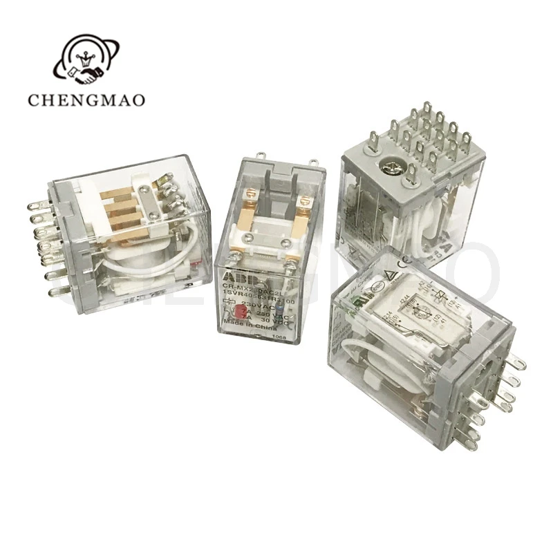 

CR-MX012DC4L 12 В постоянного тока, 14 футов, ABB, маломощное промежуточное электромагнитное реле