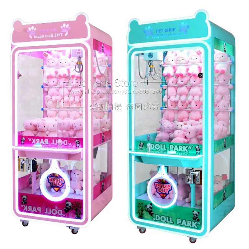 Торговые центры для детей и взрослых машина захвата плюшевых игрушек с