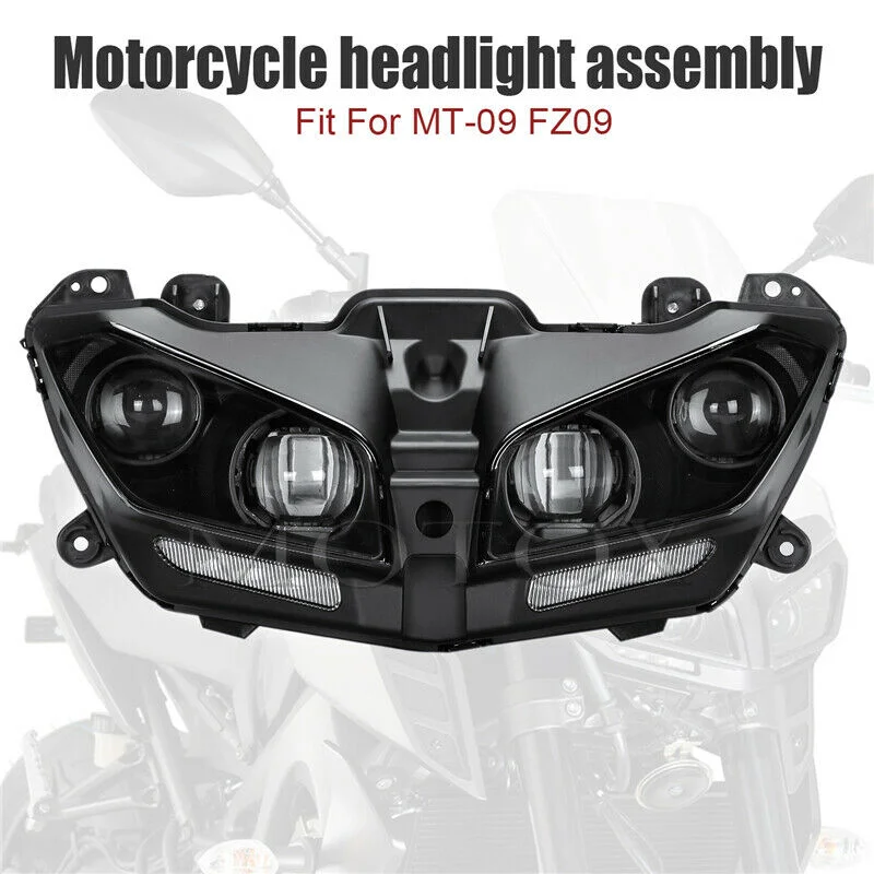 

Передняя фара в сборе для мотоцикла, подходит для YAMAHA MT09 MT-09 FZ09, MT 09 FZ 09 2017 2020