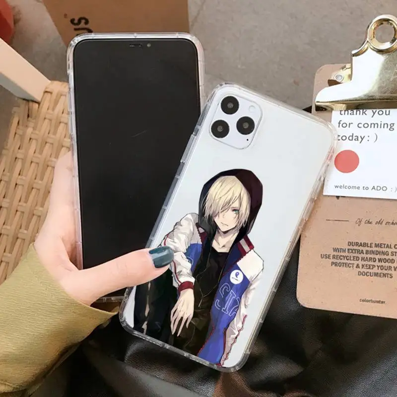 YNDFCNB чехол для телефона с японским аниме Yuri on ice iphone 13 11 12 pro XS MAX 8 7 6 6S Plus X 5S SE 2020 XR |