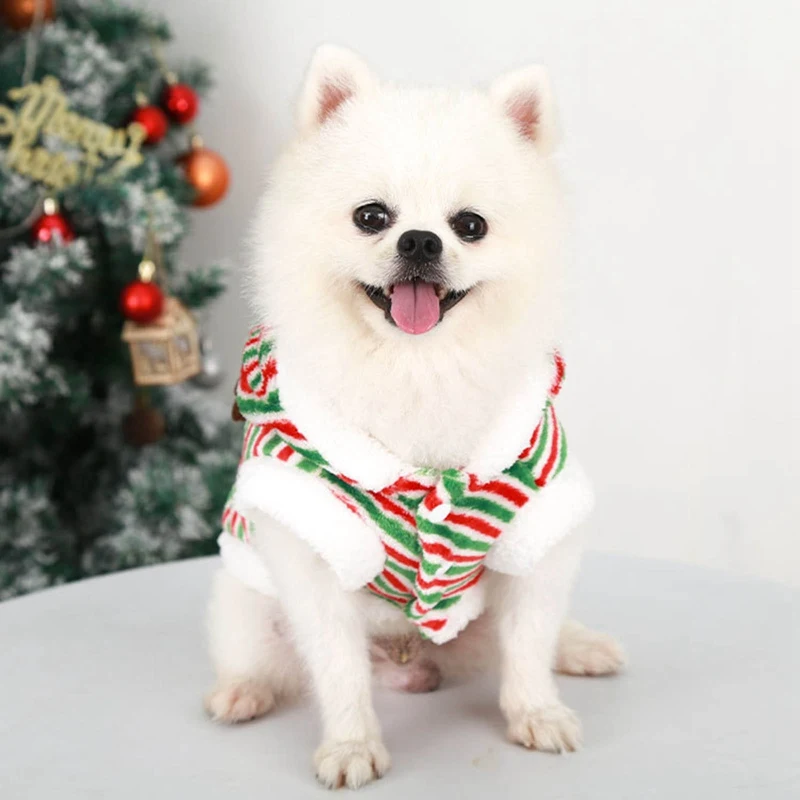 

Warm Dog Hoodies Cartoon Elk Dog Cat Clothes For Small Medium Dogs Sweatshirt Pet Clothing Pets Clothes Christmas Antlers Decor