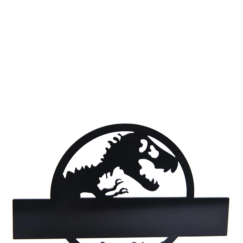 

Dinosaur Theme Cake Topper Acrylic Golden Happy Birthday Cake Flags High-end Birthday Cupcake Toppers Kids Party Cake Decoration