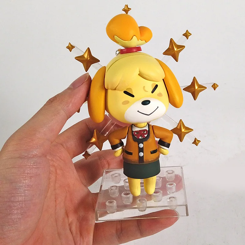 

Action Figures Animal Shizue:Winter Isabelle 386 Cute Toys Anime Figma Crossing Model Kids Doll Collector Juguetes Figural Gift