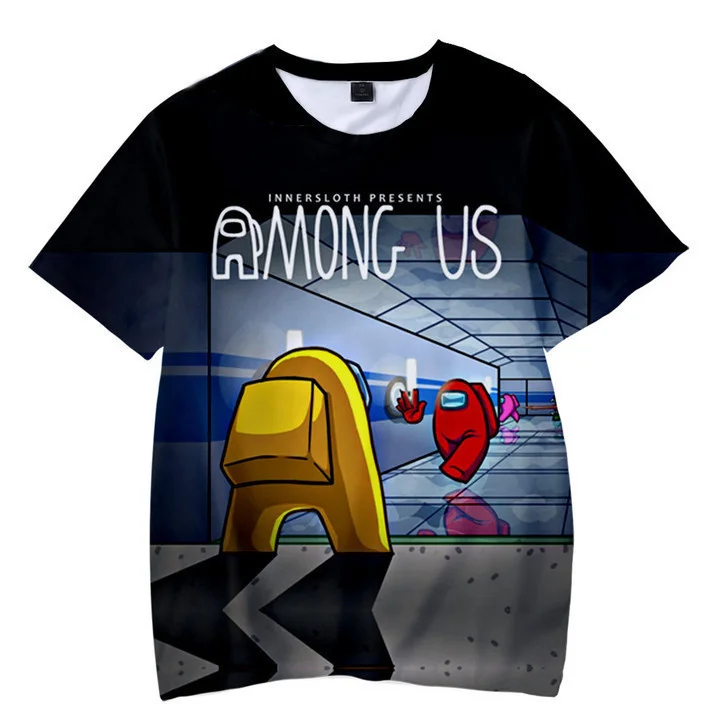

T-shirt Popular Game Space Werewolf Kill Among Us Digital Print Boys and Girls Short Sleeve T-shirt