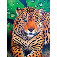 5d diy diamond painting leopard full square new arrival diamond embroidery animal cross stitch kit home decoration