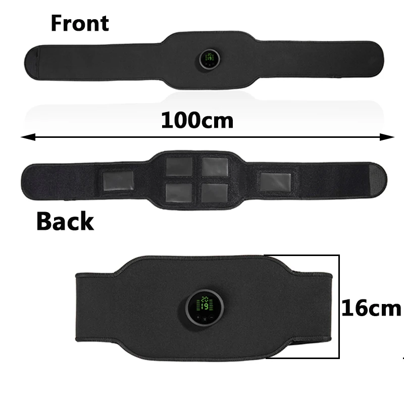 Тренажер для мышц брюшного пресса стимулятор ремень фитнеса электронный