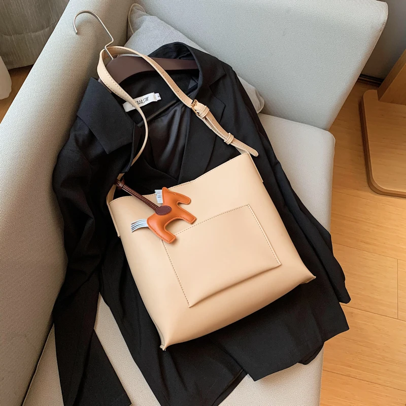 Модные мягкие кожаные сумки на плечо сумка-шоппер 2020 женские роскошные