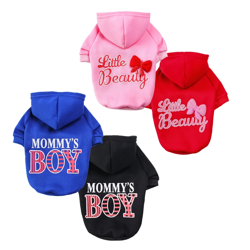 

Толстовка с капюшоном для домашних животных, одежда для мальчиков и девочек, флисовый пуловер, толстовки, пальто для маленьких и средних соб...