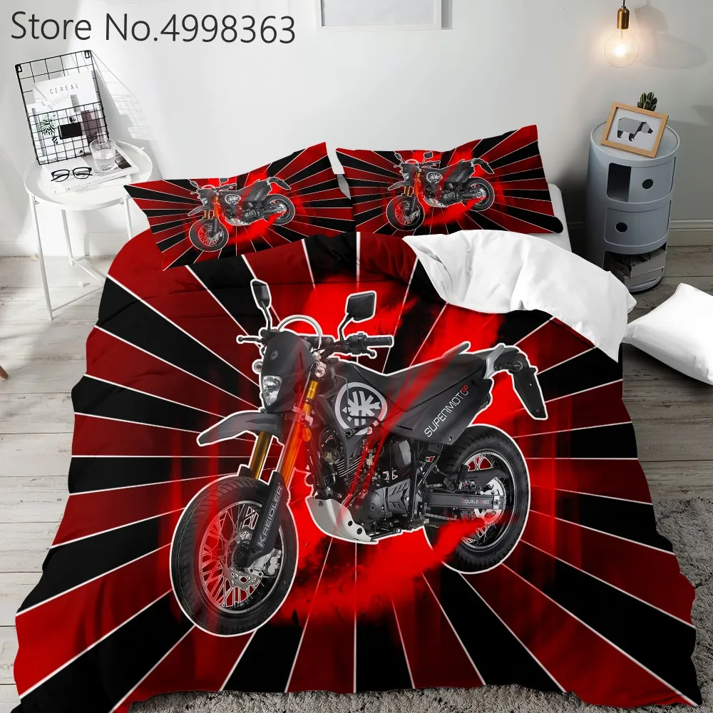 Комплект постельного белья в байкерском стиле 2/3 шт. для мальчиков Подарочная