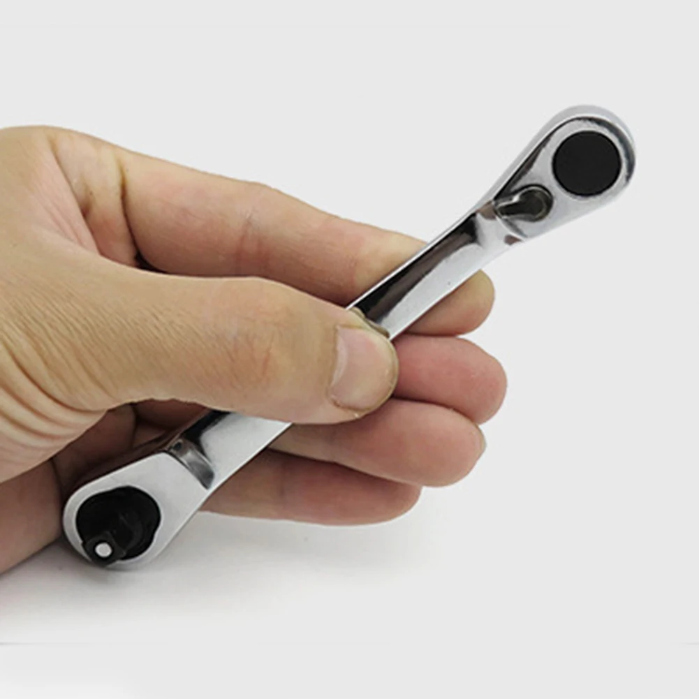 

Mini Dual-use Ratchet Socket Wrench Screwdriver Interface Double-headed Spanner MJJ88