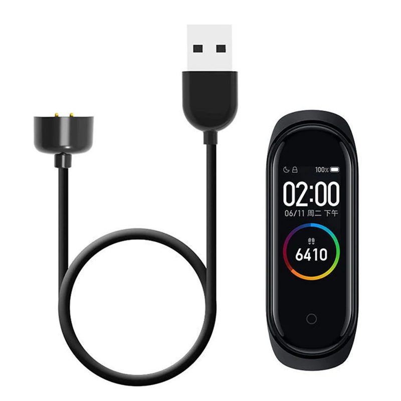

Магнитный зарядный кабель для смарт-часов Xiaomi Mi Band 5/6, зарядный кабель для Miband M6 M5, USB-адаптер для зарядки, провода, кабели