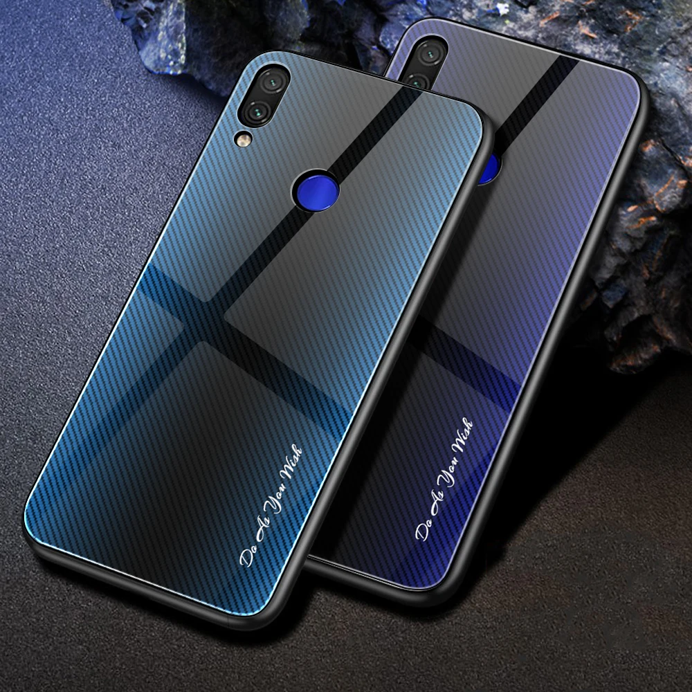 Цветная задняя крышка телефона для Xiaomi Redmi Note 7 6 5 Pro K20 7A градиентный чехол из