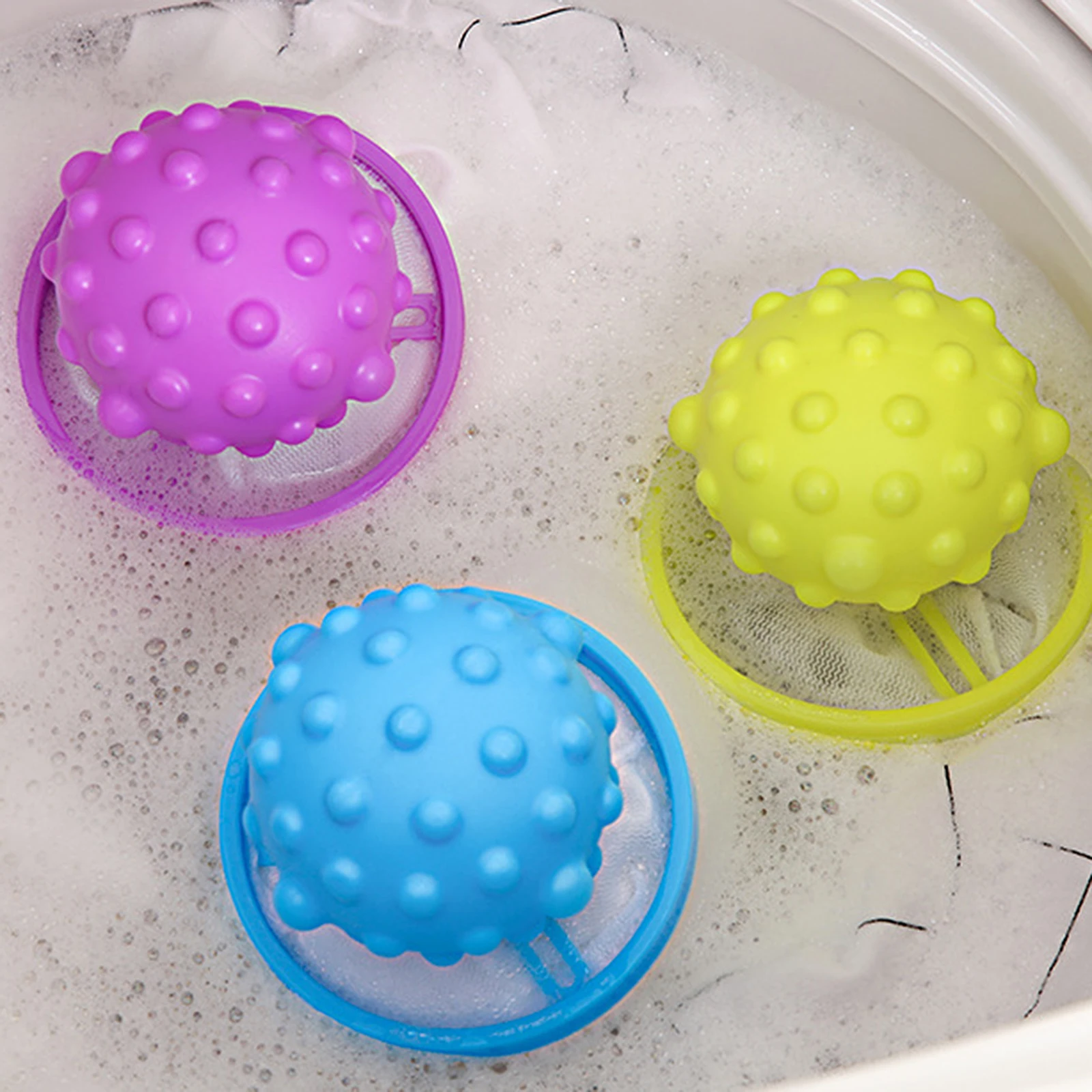 Сетчатые шарики для уборки многоразовые плавающие фильтры стиральной машины