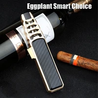 new style outdoor pen airbrush jet lighter butane kitchen barbecue metal turbine torch windproof cigar lighter camping gadget