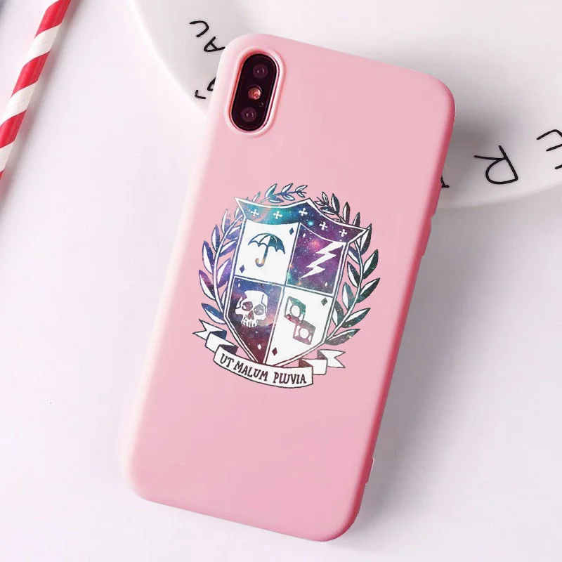 New Umbrella Academy TPU Soft Pink phone case For iPhone11 11Pro 11ProMax X XR XS Max 8 8Plus 7 7Plus 6 6Plus Cover | Мобильные