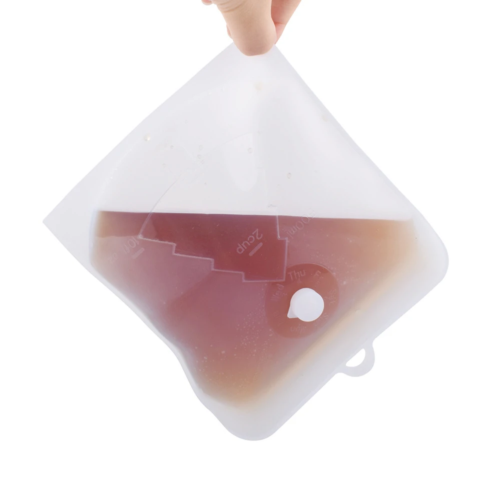 Обновленная версия Силиконовая Вакуумная Герметичная сумка для хранения