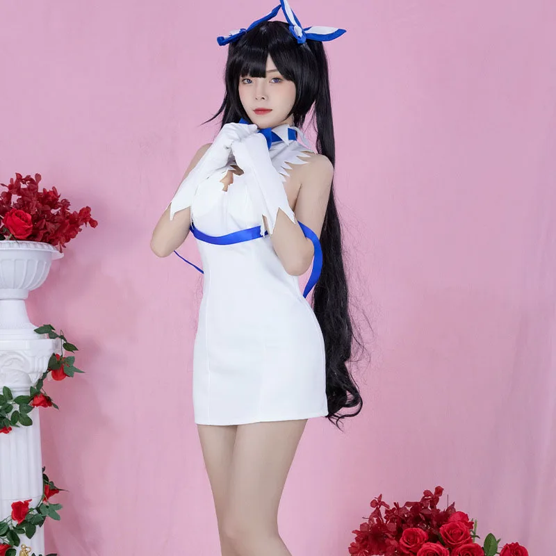 Костюм для косплея Hestia из аниме неправильно попытаться забрать девушек в