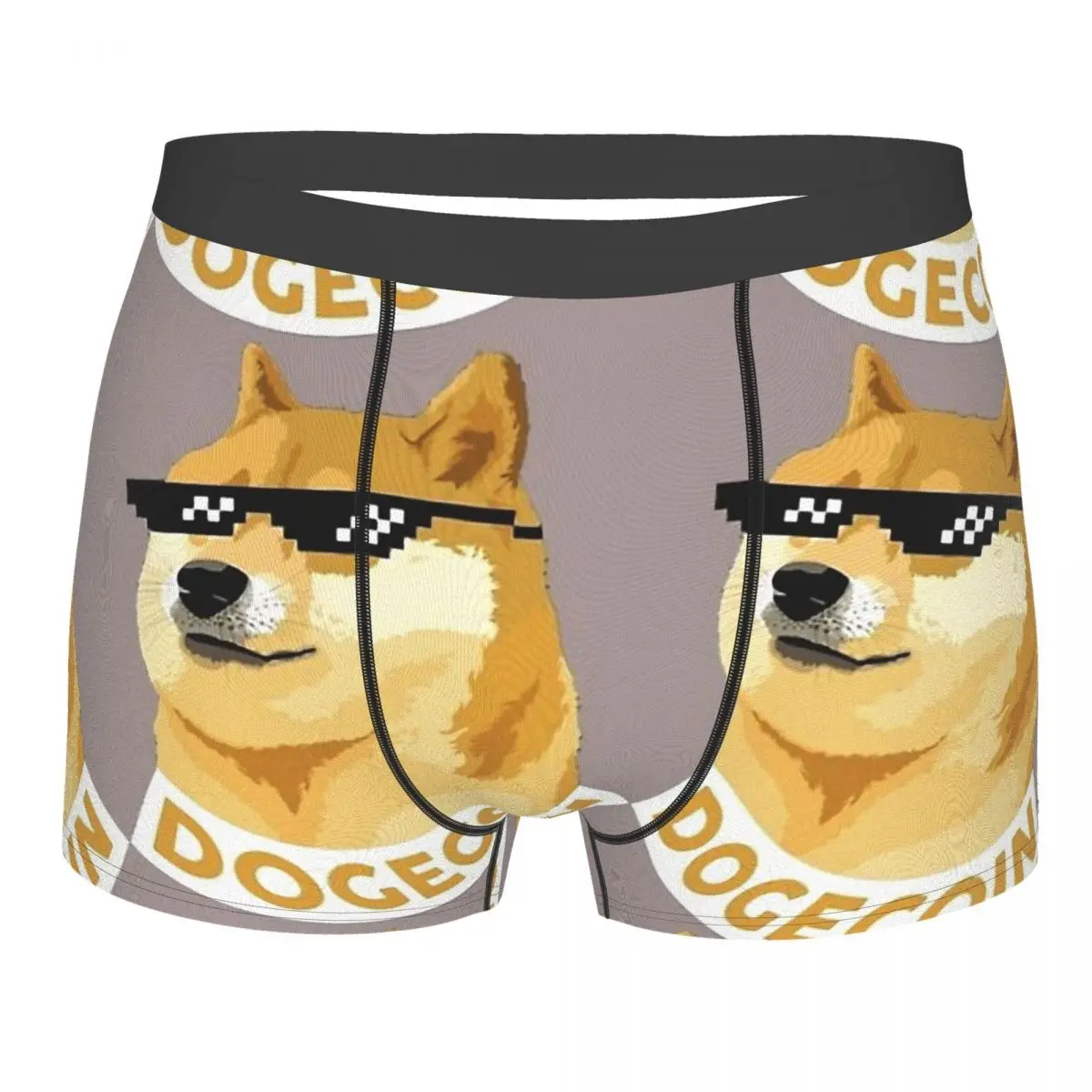 

Dogecoin Cryptocurrency Cool DOGE COIN Underpants Cotton Panties Male Underwear Ventilate Shorts Boxer Briefs