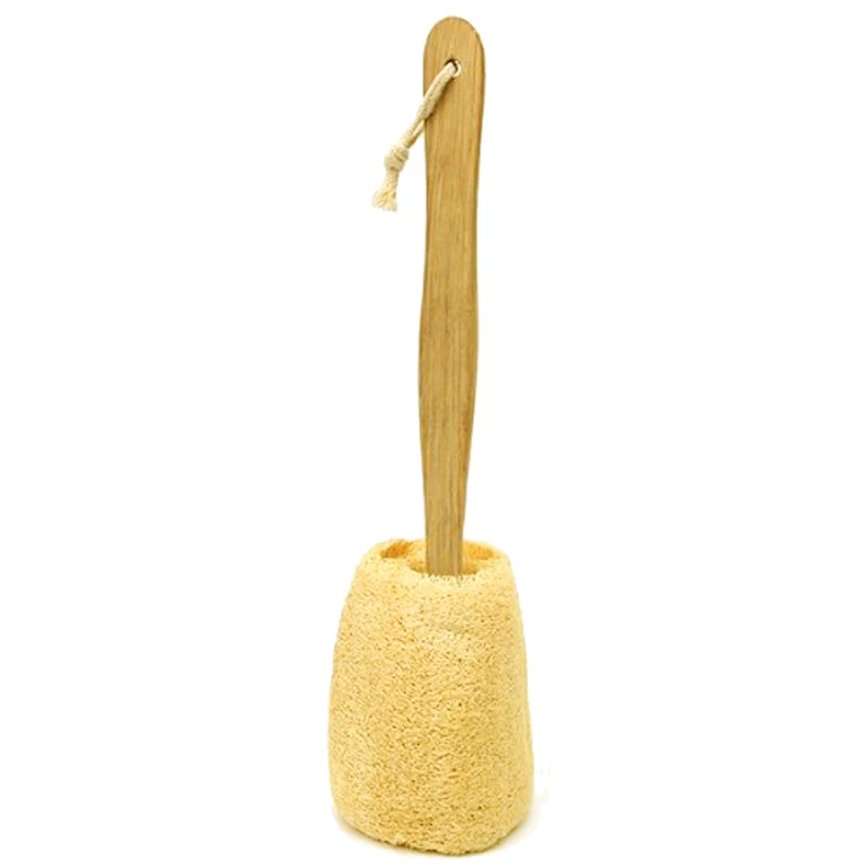 

Wooden Handled Natural Sponge Loofah Back Scrubber Brush Bath Long Reach Shower TU45889