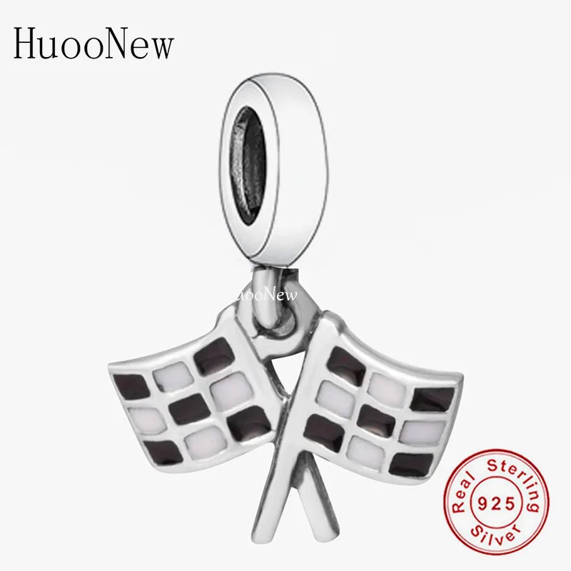 

Cute Series Dangle Charms for Bracelet Necklace Pendant Jewellery Gift for Women 925 Sterling Silver Banner of Victory Beads