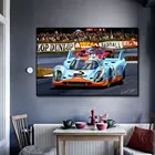 Картина на холсте с изображением гоночного автомобиля, 917 год