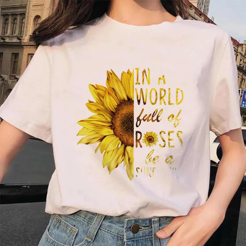 

Summer Women t-shirt Kawaii White Tshirt Fashion Short T shirt Korean Clothes Streetwear Vintage Harajuku Kawaii Casual Tops Tee