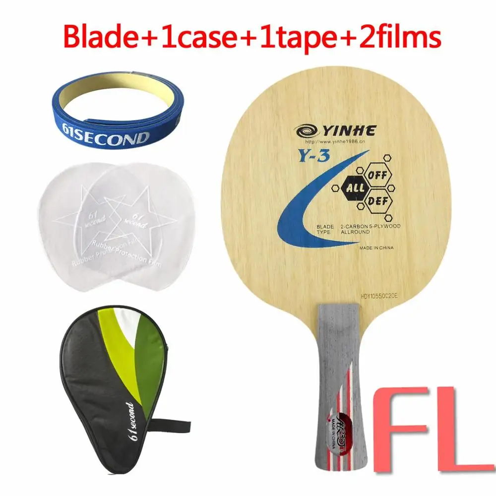 FL with H 1case Yinhe Млечный Путь галактика Y-3 Y3 Y 3 настольный теннис пинг понг лезвие - Цвет: FL with H 1case