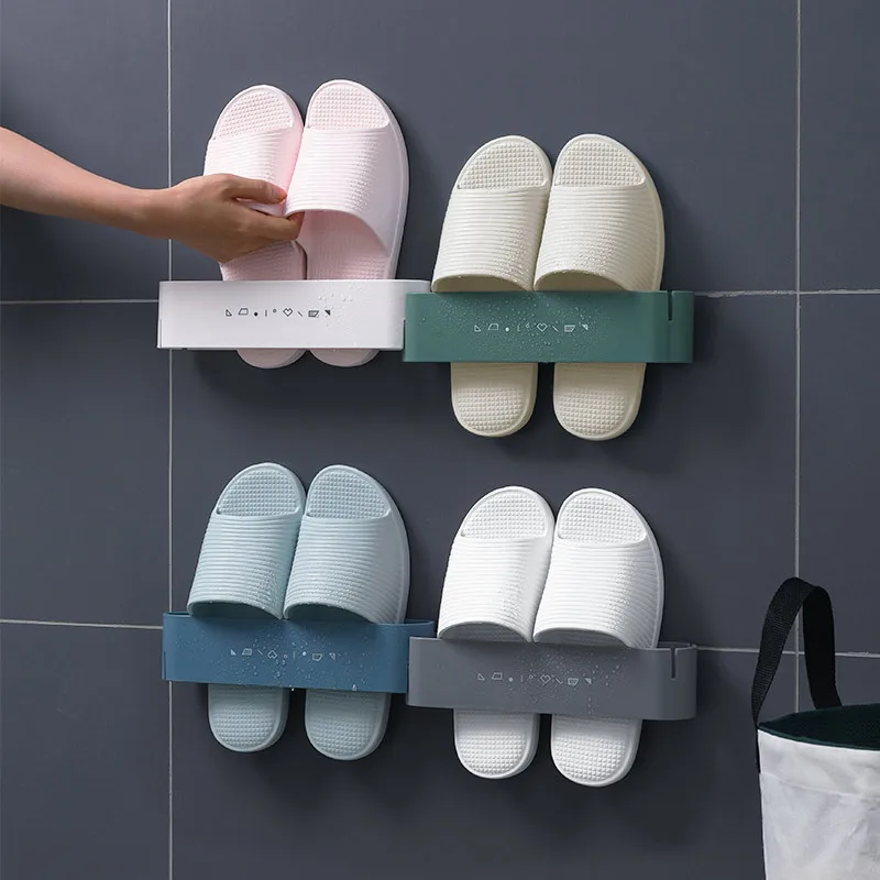 ABS 2 сетки пластиковые настенные полки дисплей обуви держатель стойки клей