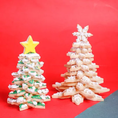 JO LIFE 1 Набор Рождественская елка формы для выпечки торта Снежинка из нержавеющей