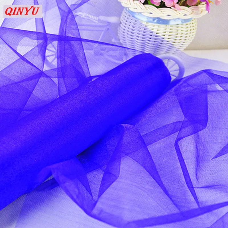 Тюль в рулоне 15 см * 5 м органза шелк арки свадебный автомобиль Декор марля элемент