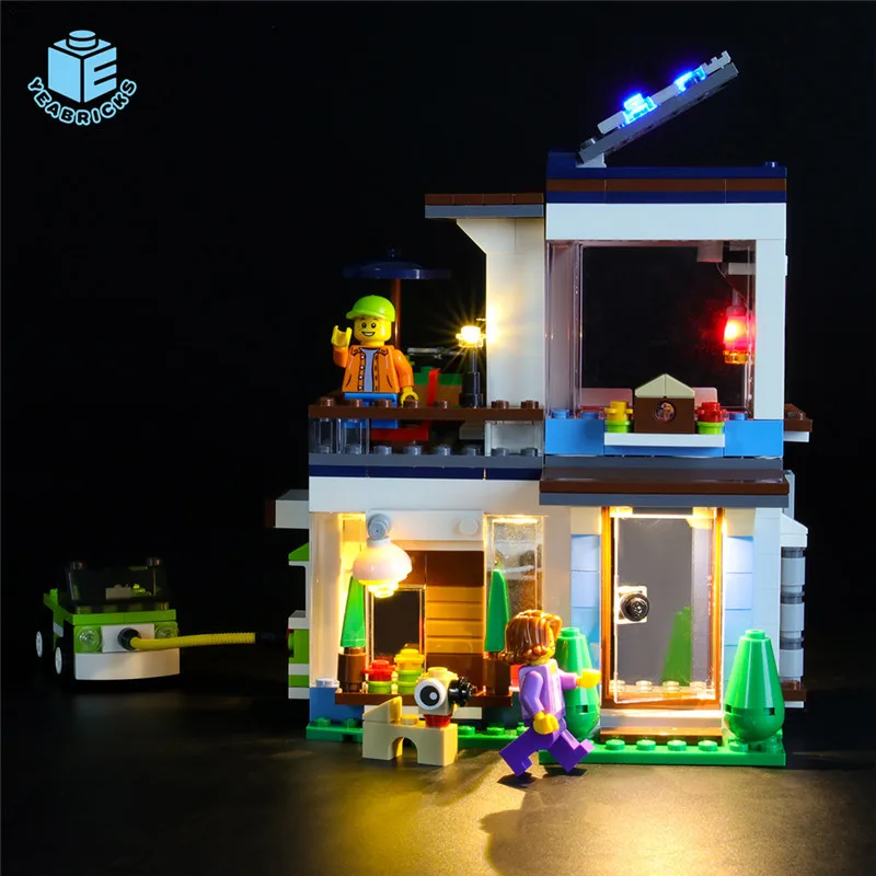 

Совместим со светодисветодиодный Lego 31068, Современные строительные блоки для виллы одной семьи, аксессуары для освещения (за исключением стр...