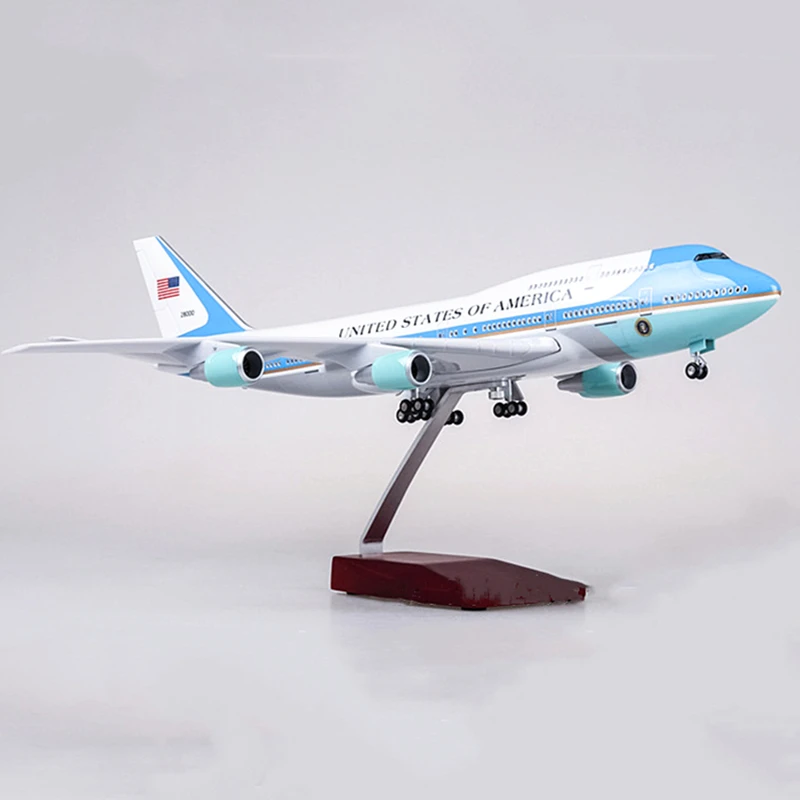 

47CM 1:150 Scale Airplanes American Air Force One Boeing B747 Model resin Diecast Aircraft Plane Model Collectible display Gifts