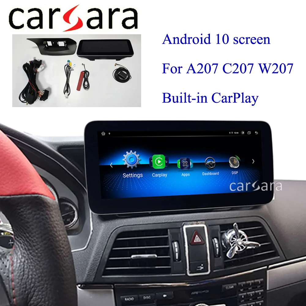 Для Mercedes A207 C207 W207 Android 10 радио дисплей изменить монитор Bulit in Carplay Авто